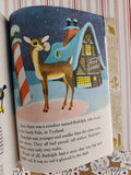 Vintage 1976 Rudolph the Red-Nosed Reindeer Little Golden Book Hardcover