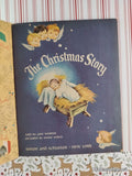 Vintage 1952 1st Printing The Christmas Story Little Golden Book Hardcover