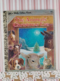 Vintage 1977 The Animals' Christmas Eve Little Golden Book Hardcover