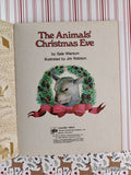Vintage 1977 The Animals' Christmas Eve Little Golden Book Hardcover