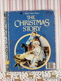 Vintage 1980 The Christmas Story Little Golden Book Hardcover