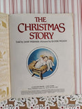 Vintage 1980 The Christmas Story Little Golden Book Hardcover