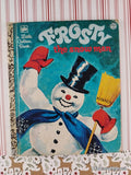 Vintage 1975 26th Printing Frosty the Snowman Little Golden Book Hardcover