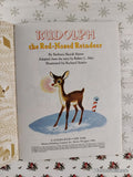 Vintage 1991 Rudolph the Red-Nosed Reindeer Little Golden Book Hardcover