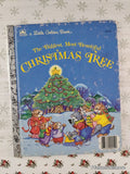 Vintage 1985 The Biggest, Most Beautiful Christmas Tree Little Golden Book Hardcover