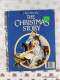 Vintage 1980 The Christmas Story Little Golden Book Hardcover
