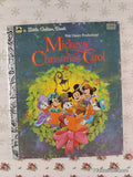 Vintage 1983 Mickey's Christmas Carol Little Golden Book Hardcover