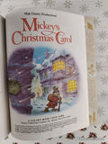 Vintage 1983 Mickey's Christmas Carol Little Golden Book Hardcover
