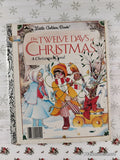 Vintage 1983 The Twelve Days of Christmas Little Golden Book Hardcover