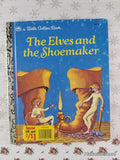 Vintage 1983 The Elves and the Shoemaker Little Golden Book Hardcover
