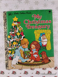 Vintage 1979 3rd Printing My Christmas Treasury Little Golden Book Hardcover
