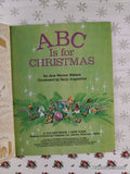 Vintage 1974 1st Printing ABC is for Christmas Little Golden Book Hardcover