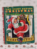 Vintage 1949 The Night Before Christmas Little Golden Book Hardcover