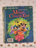 Vintage 1983 Mickey's Christmas Carol Little Golden Book Hardcover