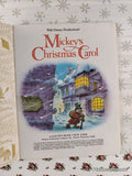 Vintage 1983 Mickey's Christmas Carol Little Golden Book Hardcover