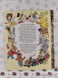 Vintage 1991 The Littlest Christmas Elf Little Golden Book Hardcover