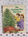 Vintage 1991 The Christmas Tree That Grew Little Golden Book Hardcover