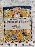 Vintage 1979 34th Printing The Night Before Christmas Little Golden Book Hardcover