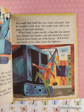 Vintage 1951 The Brave Little Steam Shovel Wonder Books Hardcover