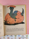 Vintage 1959 The Big-Little Dinosaur Wonder Books Hardcover