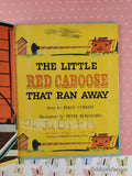Vintage 1952 The Little Red Caboose That Ran Away Wonder Books Hardcover