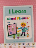 Vintage 1968 I Learn About Flowers Rand McNally Book Hardcover