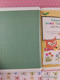 Vintage 1968 I Learn About Flowers Rand McNally Book Hardcover