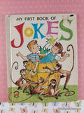 Vintage 1975 My First Book of Jokes Wonder Books Hardcover