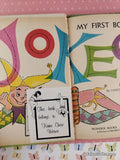 Vintage 1975 My First Book of Jokes Wonder Books Hardcover