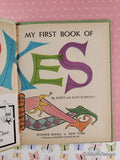 Vintage 1975 My First Book of Jokes Wonder Books Hardcover