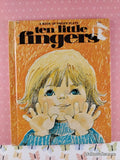 Vintage 1977 Ten Little Fingers Wonder Books Hardcover