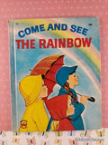Vintage 1974 Come & See the Rainbow Wonder Books Hardcover