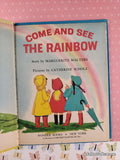 Vintage 1974 Come & See the Rainbow Wonder Books Hardcover