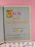 Vintage 1962 Jack & the Beanstalk Rand McNally Elf Book Hardcover
