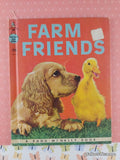 Vintage 1956 Farm Friends Rand McNally Tip-Top Elf Book Hardcover