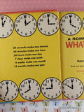 Vintage 1954 What Time is It? Romper Room Wonder Book Hardcover