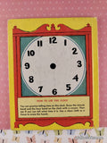 Vintage 1954 What Time is It? Romper Room Wonder Book Hardcover