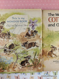 Vintage 1965 The Wonder Book of Cottontails & Other Rabbits Hardcover