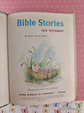 Vintage 1961 Bible Stories: Old Testament Rand McNally Elf Book Hardcover