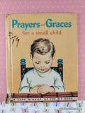 Vintage 1960 Prayers & Graces for a Small Child Rand McNally Elf Book Hardcover