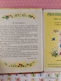 Vintage 1960 Prayers & Graces for a Small Child Rand McNally Elf Book Hardcover