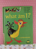 Vintage 1946 What am I? I'm a CHURKENDOOSE! Wonder Books Hardcover
