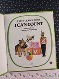 Vintage 1984 I Can Count A Little Owl Book Hardcover