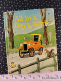 Vintage 1964 All in a Day's Work Wonder Books Hardcover