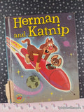 Vintage 1961 Herman & Katnip Wonder Books Hardcover