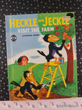 Vintage 1983 Heckle & Jeckle Visit the Farm Wonder Books Hardcover