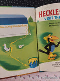 Vintage 1983 Heckle & Jeckle Visit the Farm Wonder Books Hardcover