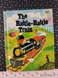 Vintage 1978 The Rattle-Rattle Train Wonder Books Hardcover