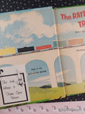 Vintage 1978 The Rattle-Rattle Train Wonder Books Hardcover