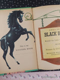 Vintage 1952 Black Beauty Retold for Little Children Wonder Books Hardcover